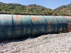1#6134 Silos smontatoe materiale ferroso