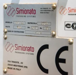 Simionato confezionatrice LOGIC 22 (tre unità)