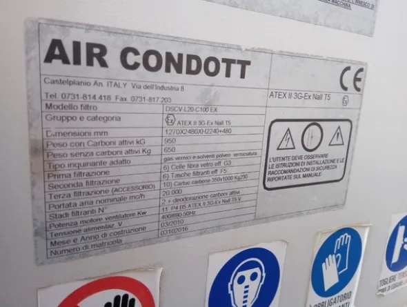 1#5986 Sistema di aspirazione Air Condott