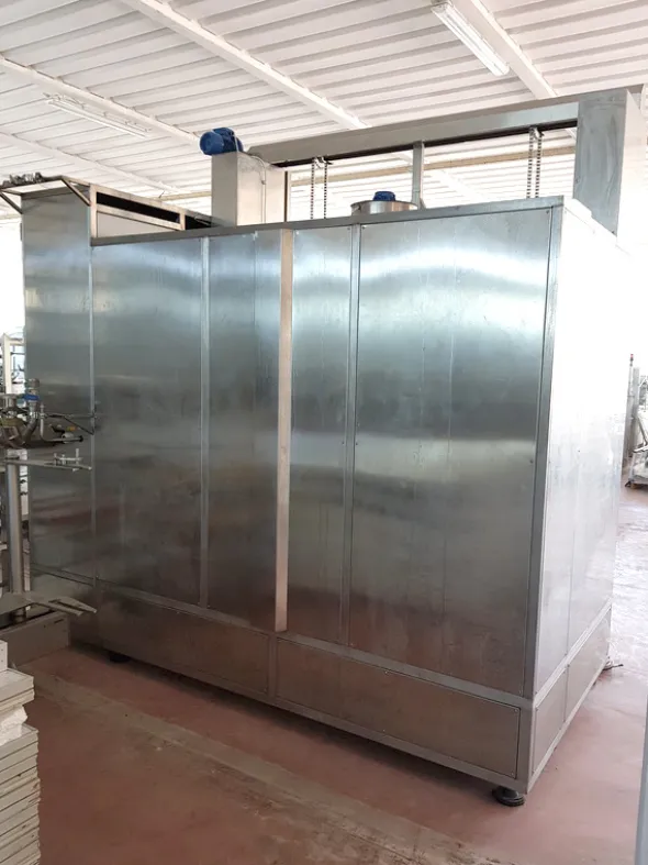 sistema di lavaggio industriale a cabina VELOX