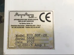 Sistema filtraggio acque per sviluppatrice pellicole