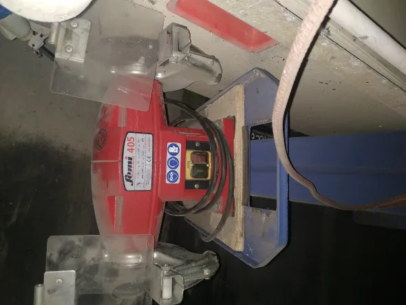 SMERIGLIATRICE DA BANCO PROFESSIONALE DOPPIA MOLA