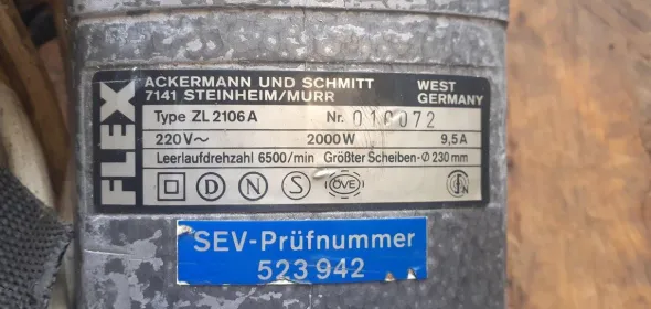 SMERIGLIATRICI ANGOLARI FLEX 230