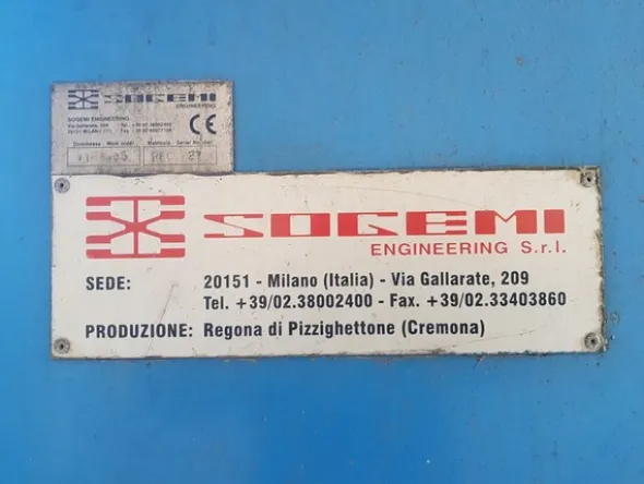 1#4904 SOGEMI ENGINEERING Impianto di recupero da 3 Ton/h max
