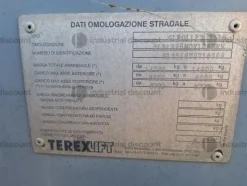 2#10141 Sollevatore telescopico girevole Terex Girolift 18.35