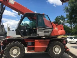 1#3222 Sollevatore telescopico Manitou Mrt 21.45 turbo completo di forche