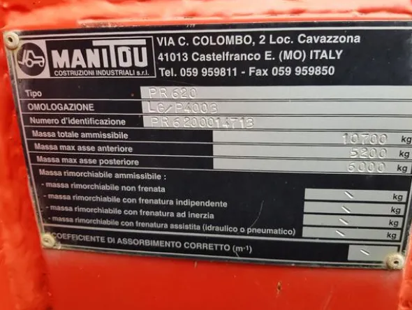24#2895 Sollevatore telescopico Manitou