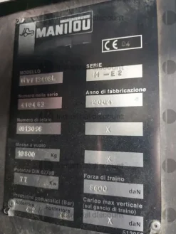 17#8824 Sollevatore telescopico Manitou