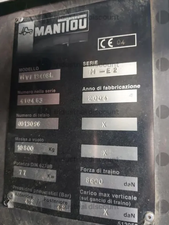 17#8824 Sollevatore telescopico Manitou