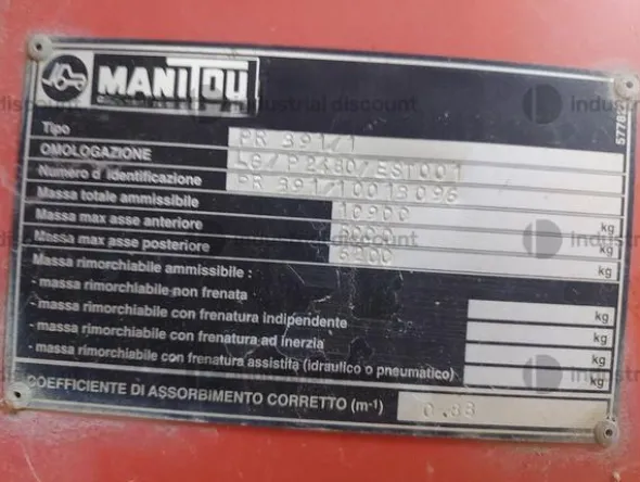 17#8824 Sollevatore telescopico Manitou