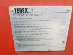 2#3831 Sollevatore telescopico Terex Telelift 3512 matricola 16387