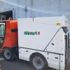 Spazzatrice aspirante snodata piccola