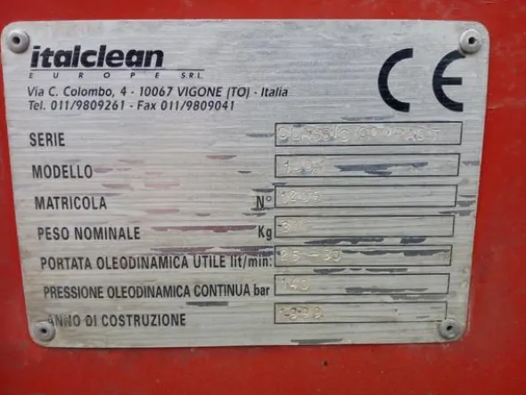 29#2949 Spazzatrice Italclean