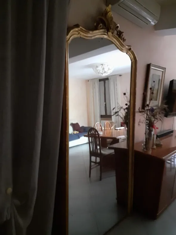 SPECCHIO ANTICO IN LAMINA D'ORO