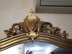 SPECCHIO ANTICO IN LAMINA D'ORO
