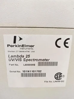 SPETTROMENTRO UV-VIS. PERKIN ELMER LAMBDA 25 (SPECT-12)