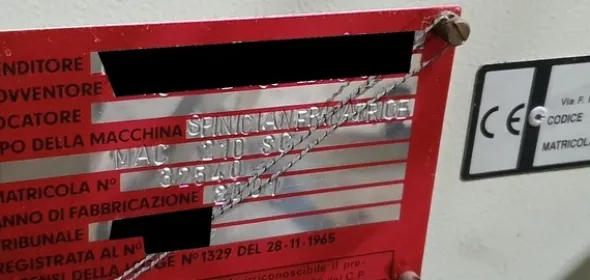 15#5029 Spinocianfrinatrice Oemme