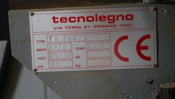 8#3709 Squadra levigabordi Tecnolegno TG 560