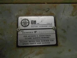 14#17571 Squadratrice e scaricatore IDM Srl