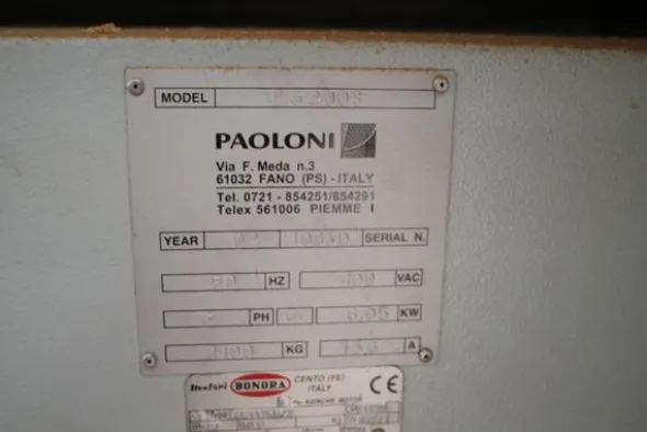 57#2932 Squadratrice Paoloni