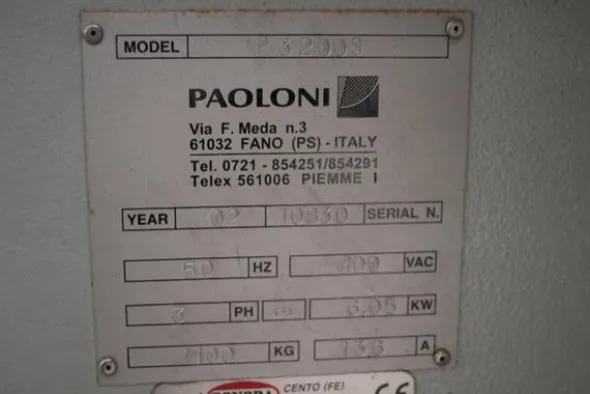57#2932 Squadratrice Paoloni
