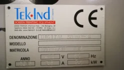 11#5315 Stampante digitale Alfa Digital serigrafica Tek-ind