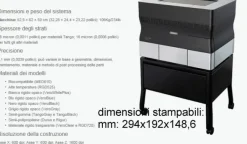 Stampante 3 D (MACCHINA PROFESSIONALE)
