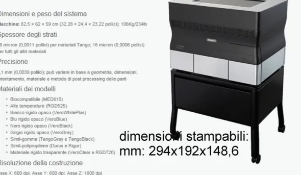 Stampante 3 D (MACCHINA PROFESSIONALE)