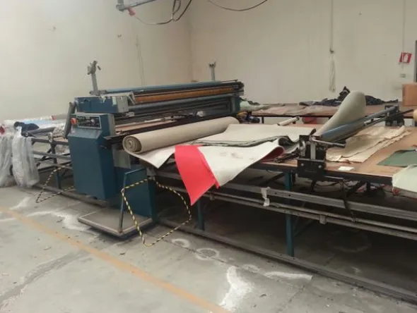 1#3656 Stenditore automatico con taglierina