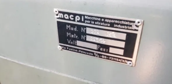 1#4206 Stiratrici e presse da stiro Macpi