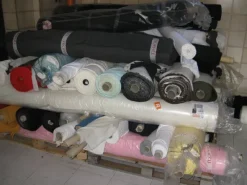 Stock bobine tessuti