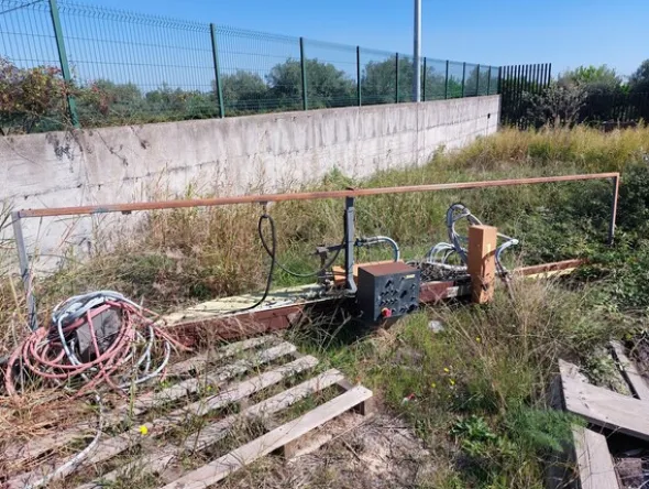 2#7267 Stock di attrezzature dismesse e materiale ferroso