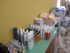 14#2503 Stock di prodotti ed attrezzature per estetista