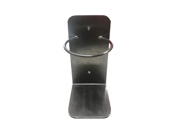 Supporto a Muro per Dispenser Igienizzante in Acciaio Inox