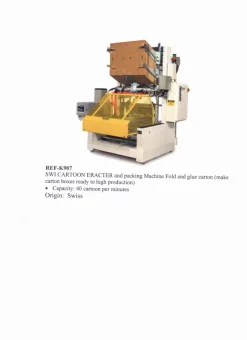 SWF CARTONEING MACHINE