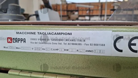 5#9416 Taglierina zig zag Cappa 105 SA
