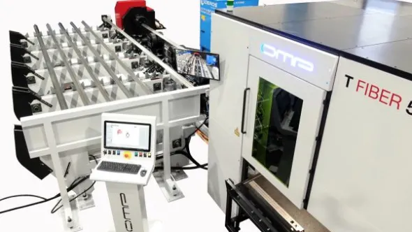 taglio laser tubo con sorgente fibra