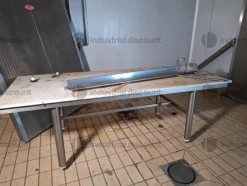 3#9389 Tavoli in acciaio inox