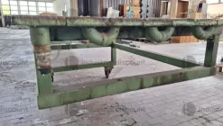31#9601 Tavoli su ruote con piano in metallo