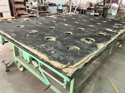 Tavolo da taglio per vetro (usato) 3x2m