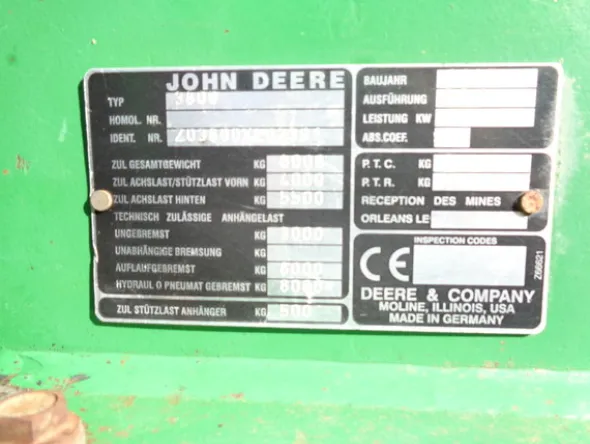 29#5085 Telescopico John Deere