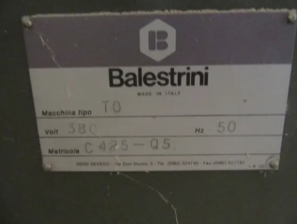 18#5195 Tenonatrice Balestrini