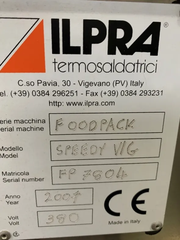 Termosigillatrice Ilpra Speedy V/G