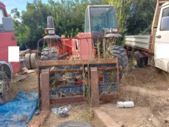 1#7975 Terna gommata Palazzani e Sollevatore con forche Manitou