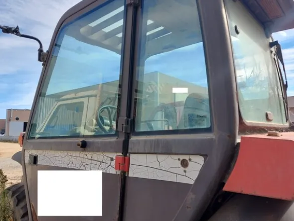 1#7975 Terna gommata Palazzani e Sollevatore con forche Manitou
