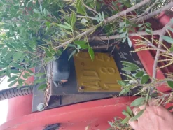 1#7975 Terna gommata Palazzani e Sollevatore con forche Manitou