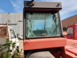 1#7975 Terna gommata Palazzani e Sollevatore con forche Manitou