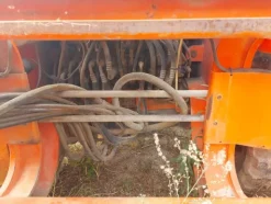 1#7975 Terna gommata Palazzani e Sollevatore con forche Manitou