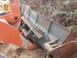 1#7975 Terna gommata Palazzani e Sollevatore con forche Manitou