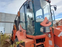 1#7975 Terna gommata Palazzani e Sollevatore con forche Manitou